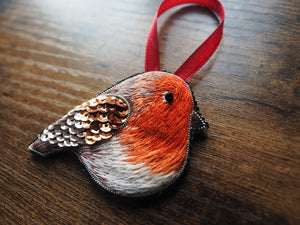 Christmas Robin Embroidery Kit for Beginners