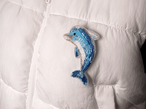 Adopt a Dolphin Embroidery Kit for Beginners